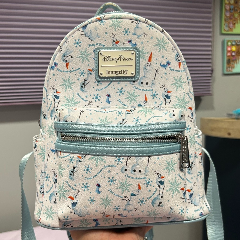Disney Parks all over Olaf print Loungefly